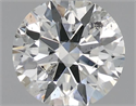 Natural Diamond 1.00 Carats, Round with Excellent Cut, F Color, SI2 Clarity and Certified by GIA