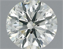 Natural Diamond 0.71 Carats, Round with Excellent Cut, I Color, SI2 Clarity and Certified by IGI
