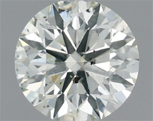 Picture of Natural Diamond 0.71 Carats, Round with Excellent Cut, I Color, SI2 Clarity and Certified by IGI