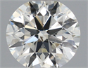 Natural Diamond 0.41 Carats, Round with Excellent Cut, K Color, SI2 Clarity and Certified by GIA