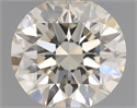 Natural Diamond 0.45 Carats, Round with Excellent Cut, L Color, IF Clarity and Certified by GIA