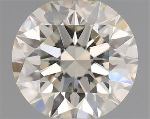 Picture of Natural Diamond 0.45 Carats, Round with Excellent Cut, L Color, IF Clarity and Certified by GIA