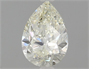 Natural Diamond 0.92 Carats, Pear with  Cut, K Color, VS1 Clarity and Certified by IGI