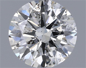 Picture of Natural Diamond 0.70 Carats, Round with Very Good Cut, G Color, I1 Clarity and Certified by IGI
