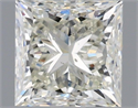 Natural Diamond 1.60 Carats, Princess with  Cut, J Color, SI1 Clarity and Certified by IGI