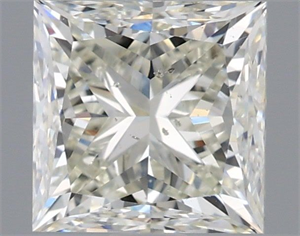 Picture of Natural Diamond 1.60 Carats, Princess with  Cut, J Color, SI1 Clarity and Certified by IGI