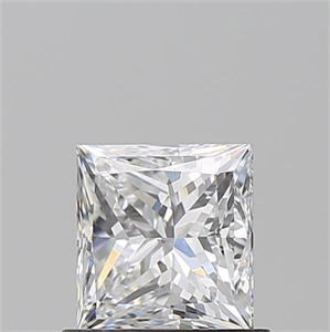 Foto Diamante Natural 0.91 quilates, Princesa , Color D, claridad VS2 y certificado GIA de