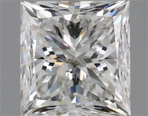 Picture of Natural Diamond 1.50 Carats, Princess with  Cut, G Color, SI2 Clarity and Certified by IGI