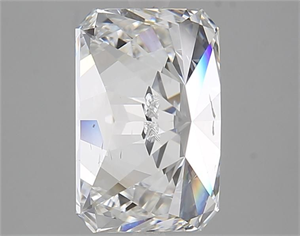 Foto Diamante Natural 3.41 quilates, Radiante , Color F, claridad SI1 y certificado GIA de