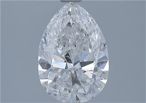 Picture of Natural Diamond 1.81 Carats, Pear with  Cut, F Color, I1 Clarity and Certified by GIA