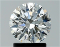 Diamante Natural 1.71 quilates, Redondo , Color H, claridad VVS1 y certificado GIA