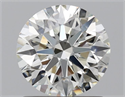 Natural Diamond 1.19 Carats, Round with Excellent Cut, L Color, IF Clarity and Certified by GIA