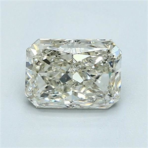 Foto Diamante Natural 1.01 quilates, Radiante , Color L, claridad SI1 y certificado GIA de