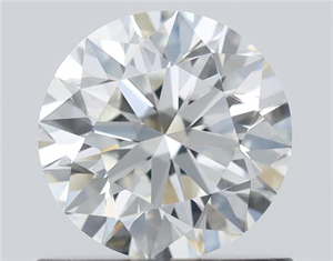 Picture of Natural Diamond 0.77 Carats, Round with Excellent Cut, I Color, VS1 Clarity and Certified by GIA