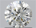 Natural Diamond 0.75 Carats, Round with Excellent Cut, K Color, SI1 Clarity and Certified by GIA