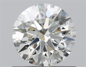 Picture of Natural Diamond 0.75 Carats, Round with Excellent Cut, L Color, SI1 Clarity and Certified by GIA
