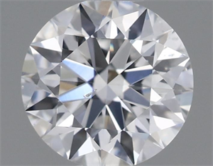 Foto Diamante Natural 0.46 quilates, Redondo , Color E, claridad SI1 y certificado GIA de