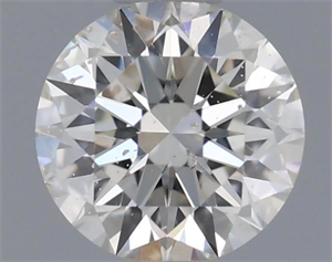 Picture of Natural Diamond 0.45 Carats, Round with Excellent Cut, J Color, SI2 Clarity and Certified by GIA