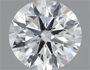 Picture of Natural Diamond 0.56 Carats, Round with Excellent Cut, H Color, SI1 Clarity and Certified by GIA