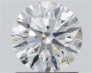 Picture of Natural Diamond 1.11 Carats, Round with Excellent Cut, H Color, SI2 Clarity and Certified by GIA