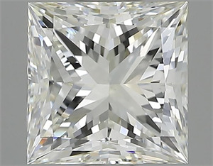 Picture of Natural Diamond 1.50 Carats, Princess with  Cut, I Color, VS1 Clarity and Certified by IGI