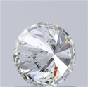 Natural Diamond 0.90 Carats, Round with Very Good Cut, I Color, I1 Clarity and Certified by GIA