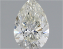 Diamante Natural 0.51 quilates, De pera , Color J, claridad SI1 y certificado GIA