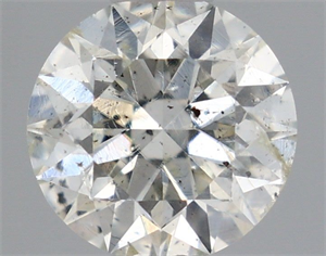 Foto Diamante Natural 0.56 quilates, Redondo , Color L, claridad I1 y certificado GIA de