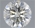 Natural Diamond 0.75 Carats, Round with Excellent Cut, I Color, VS2 Clarity and Certified by IGI
