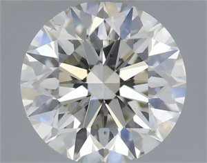Picture of Natural Diamond 0.75 Carats, Round with Excellent Cut, I Color, VS2 Clarity and Certified by IGI