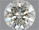 Diamante Natural 0.72 quilates, Redondo , Color J, claridad VS2 y certificado IGI