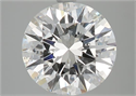Natural Diamond 3.04 Carats, Round with Very Good Cut, F Color, SI2 Clarity and Certified by GIA