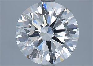 Foto Diamante Natural 3.01 quilates, Redondo , Color I, claridad SI1 y certificado GIA de