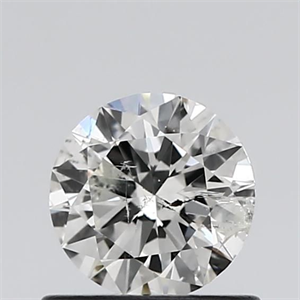 Foto Diamante Natural 0.62 quilates, Redondo , Color I, claridad I1 y certificado GIA de