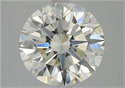 Diamante Natural 2.72 quilates, Redondo , Color K, claridad VVS1 y certificado GIA