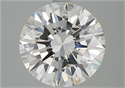 Natural Diamond 2.60 Carats, Round with Excellent Cut, G Color, VS1 Clarity and Certified by GIA