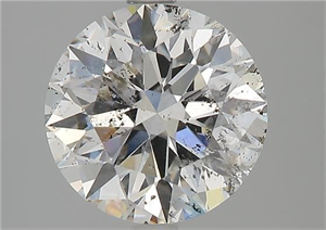 Picture of Natural Diamond 2.62 Carats, Round with Excellent Cut, G Color, SI2 Clarity and Certified by GIA