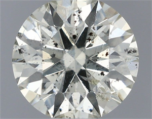 Picture of Natural Diamond 0.74 Carats, Round with Excellent Cut, J Color, SI2 Clarity and Certified by IGI