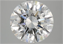 Natural Diamond 3.44 Carats, Round with Excellent Cut, F Color, VS2 Clarity and Certified by GIA