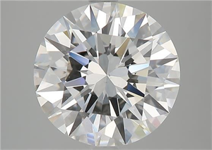Picture of Natural Diamond 3.44 Carats, Round with Excellent Cut, F Color, VS2 Clarity and Certified by GIA