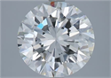 Natural Diamond 3.48 Carats, Round with Very Good Cut, J Color, SI1 Clarity and Certified by GIA