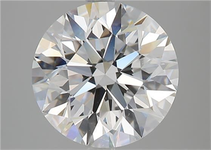 Picture of Natural Diamond 3.76 Carats, Round with Excellent Cut, D Color, VS1 Clarity and Certified by GIA