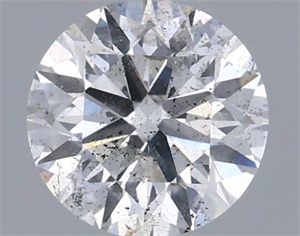 Picture of Natural Diamond 0.48 Carats, Round with Excellent Cut, E Color, I1 Clarity and Certified by IGI