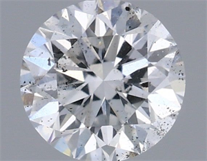 Picture of Natural Diamond 0.42 Carats, Round with Excellent Cut, E Color, SI2 Clarity and Certified by IGI
