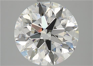 Picture of Natural Diamond 3.41 Carats, Round with Excellent Cut, I Color, VVS2 Clarity and Certified by GIA