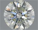 Natural Diamond 0.50 Carats, Round with Excellent Cut, J Color, VS1 Clarity and Certified by IGI
