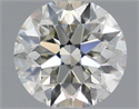 Natural Diamond 0.45 Carats, Round with Excellent Cut, I Color, VS1 Clarity and Certified by IGI
