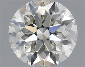 Picture of Natural Diamond 0.45 Carats, Round with Excellent Cut, I Color, VS1 Clarity and Certified by IGI