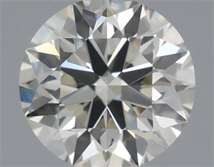Picture of Natural Diamond 0.56 Carats, Round with Excellent Cut, I Color, VS2 Clarity and Certified by IGI