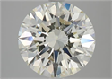 Natural Diamond 3.51 Carats, Round with Excellent Cut, L Color, VS2 Clarity and Certified by GIA